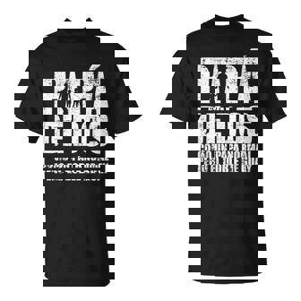 Papá De Dos Día Del Padre Camiseta unisex - Regaloses