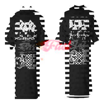 Papa Of The Fast One Birthday 1st Race Car Family Tank Top T-Shirt | Mazezy