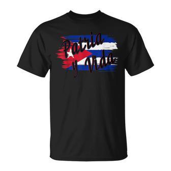 Patria Yida Flag Cuba Cuban Freedom Cuba Libre Camiseta unisex - Regaloses