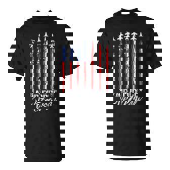 Patriotic US Air Force Veteran Flag USA American USAF T-Shirt | Mazezy