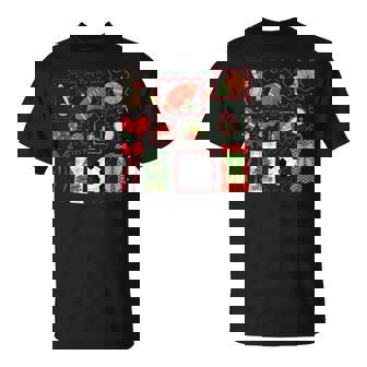 PE Teacher Christmas Bow Physical Education Teacher Outfit Tank Top T-Shirt | Mazezy