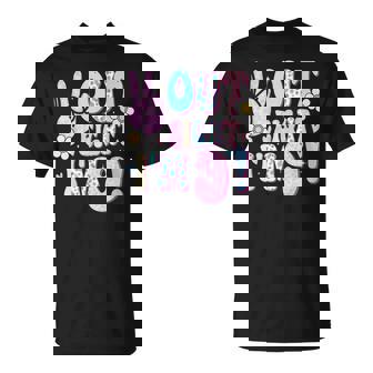 Peace Out Eight I'm 9 Nine Year Old Girl 9Th Birthday T-Shirt - Seseable