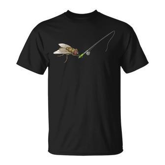 Pêche À La Mouche Pêcheportive Pêcheur À La Pêche Jeu De Mots Blague Drôle T-Shirt - Cadeauxyz