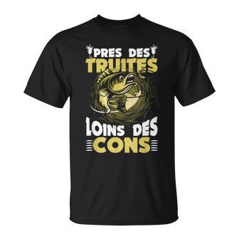 Pêcheur Près Des Truites Pêcheport Poisson Homme Cadeau T-Shirt - Cadeauxyz