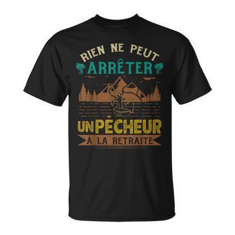 Pecheur Retraite Pêche Pêcheur Poisson Fête Des Pères T-Shirt - Cadeauxyz