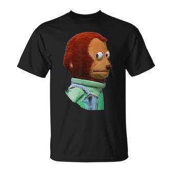 Pedro The Monkey Meme Iconic Side-Eye Expression T-Shirt - Thegiftio UK