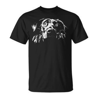 Peeking Catahoula Dog Graphic T-Shirt - Thegiftio UK