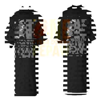 Pepaw Of Rookie 1st Basketball Bday Theme Matching T-Shirt | Mazezy