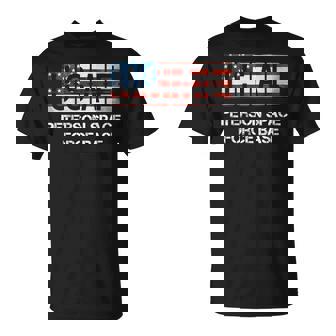 Peterson Space Force Base Distressed T-Shirt | Mazezy