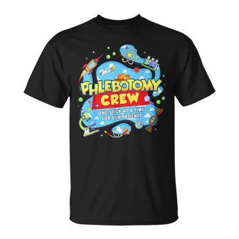 Phlebotomy Crew One Stick At A Time Lab Team Lab Week 2026 T-Shirt - Thegiftio UK