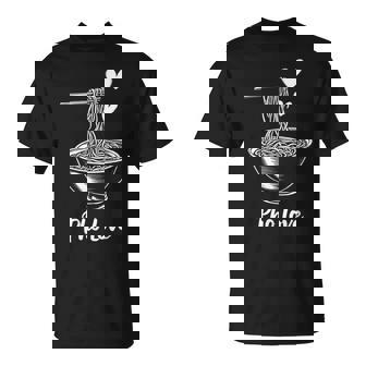 Pho Love Noodle Bowl Heart T-Shirt | Mazezy