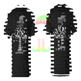 Piano Elf Christmas Family Matching Piano Music Lover Xmas T-Shirt | Mazezy