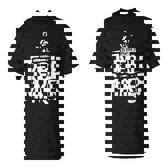 Piano Tuner Treble Piano Technician T-Shirt | Mazezy