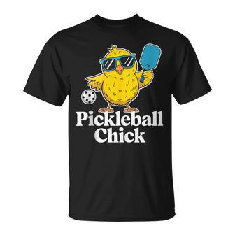 Pickle Ball Pickleball Chick Sports T-Shirt - Seseable