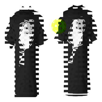 Pickleball Racket And Ball T-Shirt | Mazezy