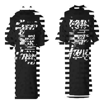 Pigeons Make Me Happy Birdwatching Pigeon Racing Breeder T-Shirt | Mazezy