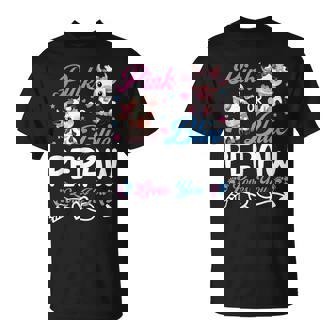 Pink Or Blue Pepaw Loves You Cow Baby Gender Reveal T-Shirt | Mazezy