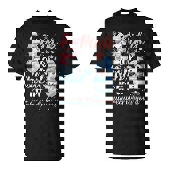 Pink Or Blue Pepe Already Love You Gender Reveal Snowman T-Shirt | Mazezy