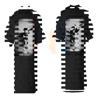 Pinup Girl 男性用 セクシーなブルネットファッションモデル 長袖tシャツ Tシャツ - Kawaiitshirt