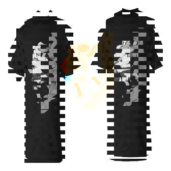 Playful Lamb Bouldering Cartoon Climbing Lover Animal Tank Top T-Shirt | Mazezy