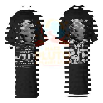 Make Pluto a Planet Again Astronomy Nerd T-Shirt | Mazezy