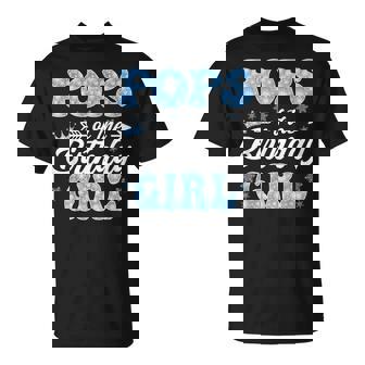 Pops Of The Birthday Girl Snowflakes Winter Christmas T-Shirt | Mazezy