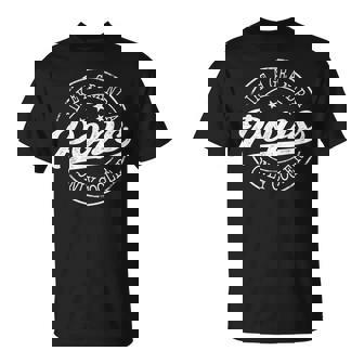 Pops Like a Grandpa Only Cooler Pops Father's Day T-Shirt | Mazezy