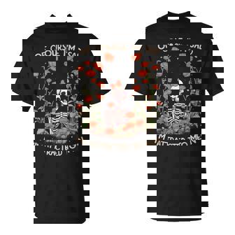 Porupuesto Estoy Triste Me Atraen Los Hombres Divertido Esqueleto Floral Camiseta unisex - Regaloses