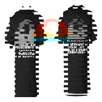 Powered By Spin & Bad Decisions Retro Table Tennis T-Shirt | Mazezy