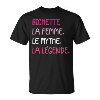 Prénom Bichette La Le Mythe La Légende Bichette T-Shirt - Cadeauxyz