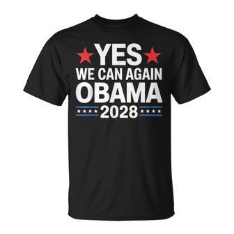 President Barack Obama 2028 Portrait Patriotic Democrat Usa T-Shirt - Thegiftio
