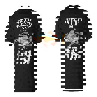 Pretend Fish Fish Tank Top T-Shirt | Mazezy