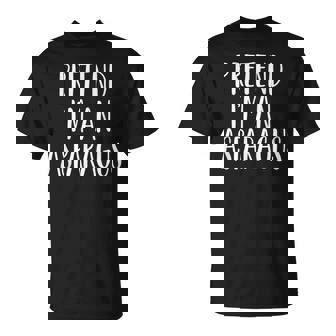 Pretend I'm An Asparagus Family Women Men Halloween Costume T-Shirt | Mazezy