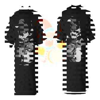 Pretty Drummer Elf For Christmas And Drums Lovers T-Shirt | Mazezy