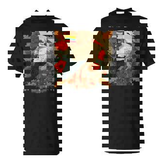 Pretty Lithuanian Stork In Forest Costume For Lithuania T-Shirt | Mazezy