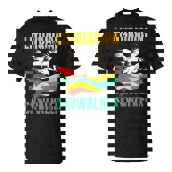 Pretty Lithuanian Stork In Lithuania Colors Costume T-Shirt | Mazezy