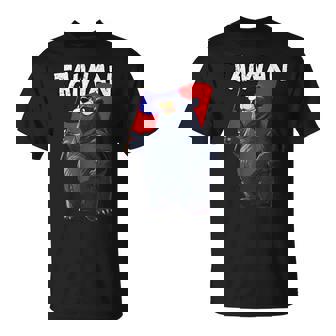 Pretty Taiwan Bear Costume With Flag T-Shirt | Mazezy