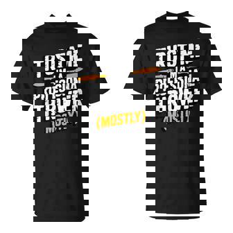 Professional Knife Thrower Knife Throwing T-Shirt | Mazezy