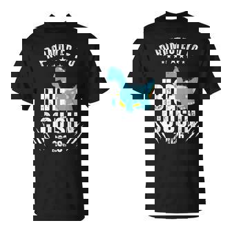 Promoted To Big Cousin 2026 Dinosaur Baby Announcement Kid T-Shirt | Mazezy