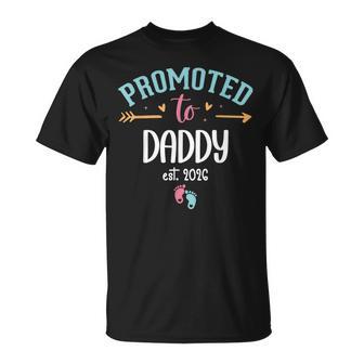 Promoted To Daddy 2026 Dad Est 2026 First Time Father To Be Maglietta - Novitaregali