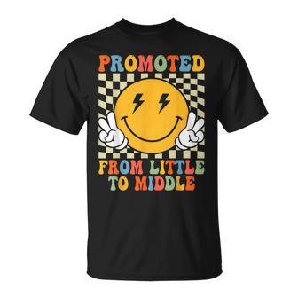 Promoted To Middle Brother Sister Toddler Baby Announcement T-Shirt - Thegiftio UK