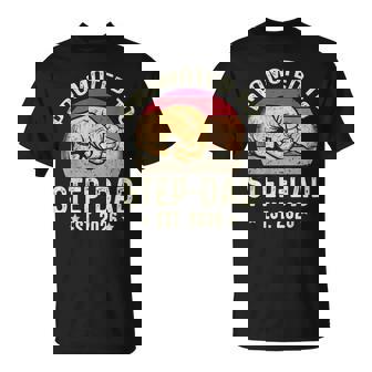 Promoted To Step-Dad Est 2026 For New Papa Fathers Day T-Shirt | Mazezy