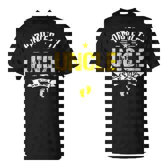 メンズ Promoted To Uncle Est 2027Oon To Be Dad Tシャツ - Kawaiitshirt