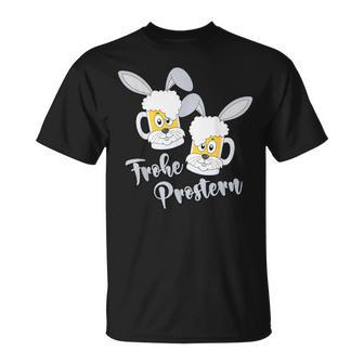 Prosterhase Osterhase Frohe Prostern Bier Party Hase T-Shirt - Geschenkecke