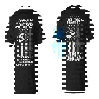 Proud Bonus Mom Of US Air Force Veteran USAF Family Matching T-Shirt | Mazezy