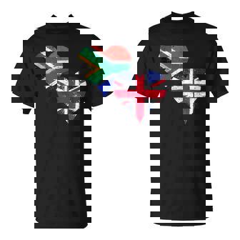 Proud British South African Expat A South Africa UK Flag Tank Top T-Shirt | Mazezy