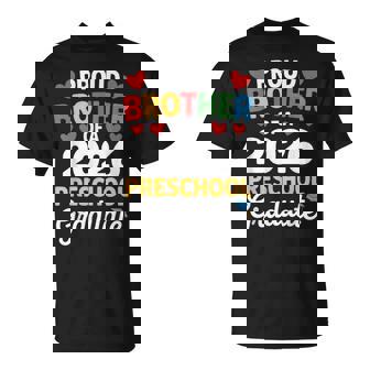 Proud Brother Of a 2026 Preschool Graduate Celebration T-Shirt | Mazezy