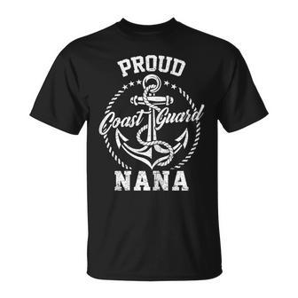 Proud Coast Guard Nana USCG Coastie Family Matching T-Shirt | Mazezy
