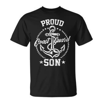Proud Coast Guard Son USCG Coastie Family Matching T-Shirt | Mazezy