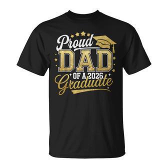 Proud Dad Of A Class Of 2026 Graduate Senior 26 Graduation T-Shirt | Mazezy